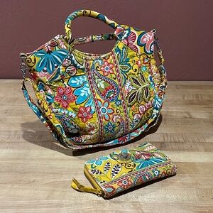 Vera Bradley Tote + Wallet [Provençal yellow]